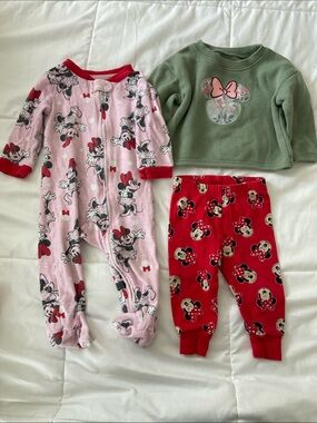 Disney Minnie Mouse mix set - sleeper, sweatshirt and pants